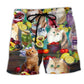 Fresh Cat Smoothie Fruit Fun Beach Shorts For Outdoor Adventures And Thoughtful Seasonal Gifts