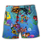 Ocean Deep Blue Beach Shorts For Weekend Escapes And Vacation Ready Style