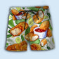 Chicken Nugget Lover Fun Food Beach Shorts Design Detail For Weekend Getaways And Beach Days