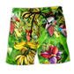 Banana Tropical Forest Summer Beach Shorts For Poolside Relaxation And Weekend Casual Style