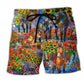Spring Donkey Farm Beach Shorts For Outdoor Adventures And Comfortable Resort Style