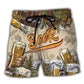 Craft Beer Beach Shorts For Summer Vacations And Distinctive Seasonal Style