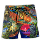 Cat Secret World Fantasy Beach Shorts For Sunny Holidays And Comfortable Daily Styling