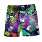 Teacher Dinosaur Beach Shorts For Tropical Holidays And Easygoing Coastal Style