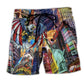 Year Eagle Fireworks Beach Shorts For Resort Days And Distinctive Seasonal Style