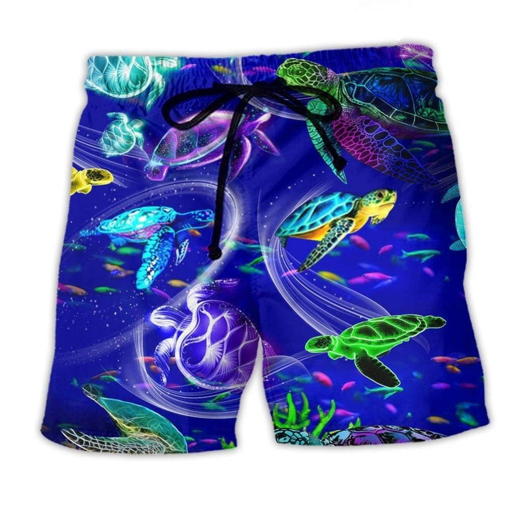 Sea Turtle Beach Shorts For Weekend Escapes And Bright Summer Outfits