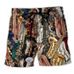 Saxophone Music Is My Therapy Beach Shorts For Outdoor Adventures And Thoughtful Seasonal Gifts