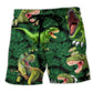 Dinosaur Summer World Beach Shorts For Sunny Day Getaways And Relaxed Casual Style