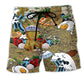 Ramen Bowl Egg Beach Shorts For Island Escapes And Everyday Comfort