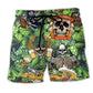 Beer Skull Beach Shorts For Coastal Adventures And Lightweight Summer Style