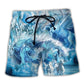 Horse Freedom Ocean Run Beach Shorts For Poolside Relaxation And Lightweight Summer Style