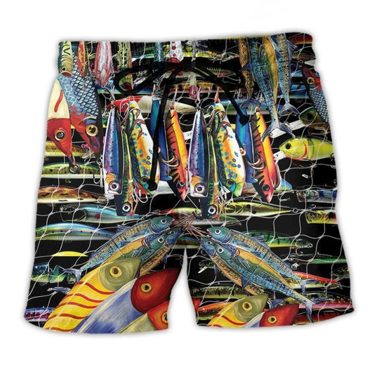 Big Catch Fishing Beach Shorts For Summer Festivals And Distinctive Seasonal Style