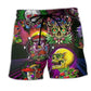 Skull Game Beach Shorts For Summer Festivals And Relaxed Holiday Style