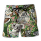 Koala Floral Nature Beach Shorts For Coastal Road Trips And Leisure And Relaxation