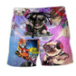 Pug Dog Music Feeling Beach Shorts For Warm Weather Outings And Flexible Everyday Wear