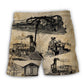 Vintage Train Sketch Beach Shorts For Warm Weather Travel And Everyday Comfort