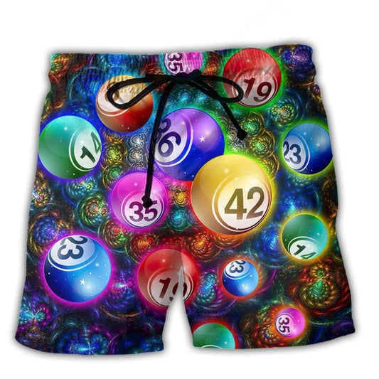 Billiards Funny Neon Color Beach Shorts For Outdoor Adventures And Thoughtful Seasonal Gifts