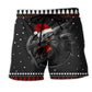 Dragon Christmas Night Beach Shorts For Tropical Holidays And Comfortable Daily Wear