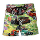 Hot Rod Too For Boring Cars Beach Shorts Design Detail For Motorsport Fans And Vacation Style