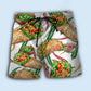 Burrito Lover Fun Comfort Food Beach Shorts Print View For Coastal Escapes And Casual Outings