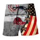 Farm Patriot American Beach Shorts For Outdoor Adventures And Comfortable Daily Wear