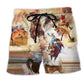 Horse Rodeo Legacy Pretty Beach Shorts Pattern View For Weekend Trips And Outdoor Activities