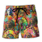 Native Heritage Respect Roots Beach Shorts For Beach Trips And Relaxed Vacation Styling