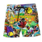 Baseball Do It With Passion Beach Shorts Design Detail For Weekend Getaways And Beach Days