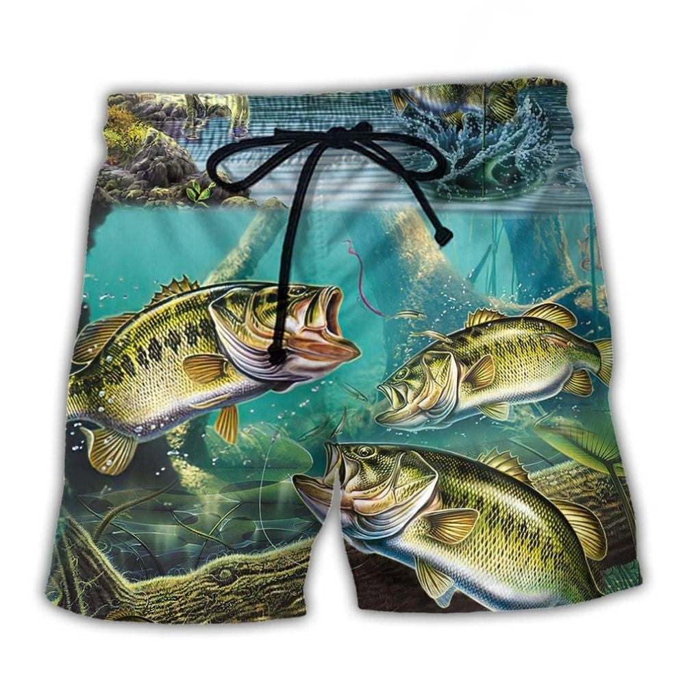 Fishing Is More Than Fish Quote Beach Shorts Print View For Coastal Escapes And Casual Outings