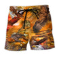 Eagle Flying Sunset Sky Beach Shorts For Poolside Relaxation And Thoughtful Gift Giving