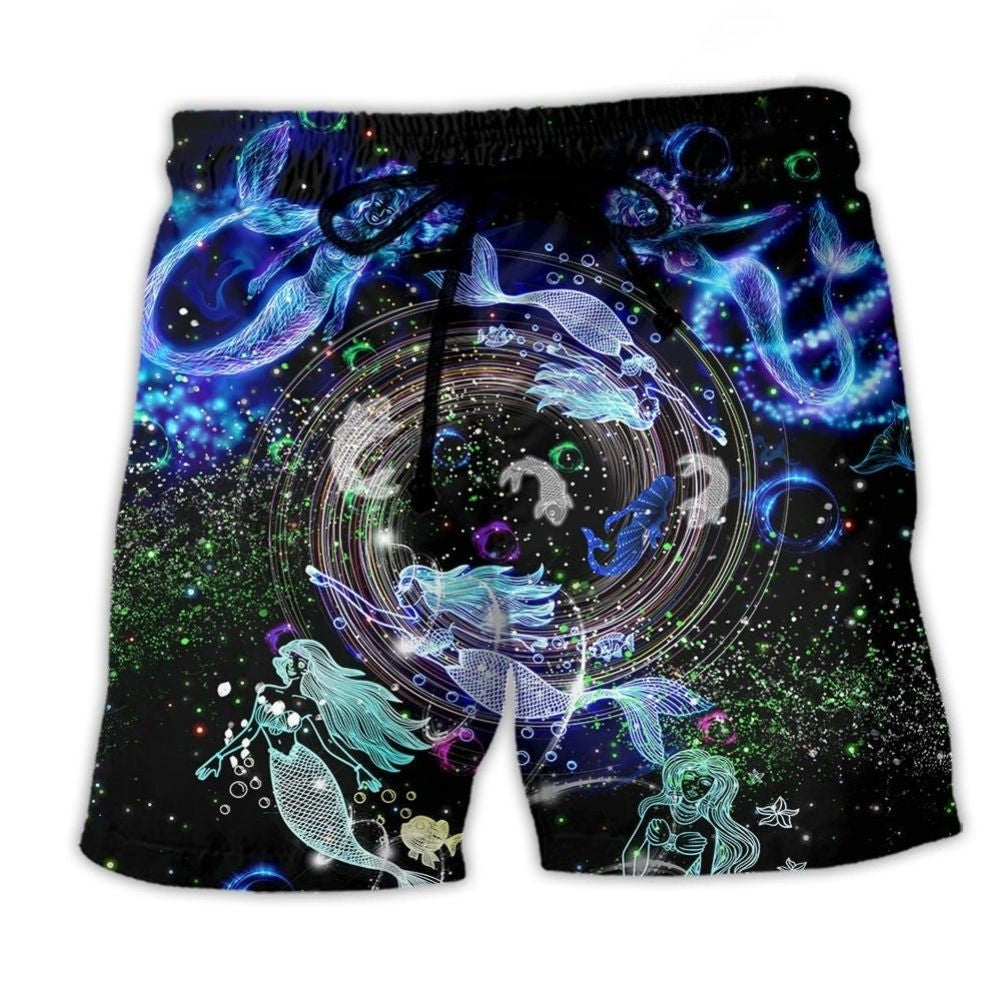 Mermaid Blue Ocean Beach Shorts For Island Escapes And Thoughtful Gift Giving