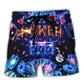 Neon Poker Casino Jackpot Beach Shorts For Beach Trips And Relaxed Vacation Styling