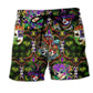 Mardi Gras Festival Beach Shorts For Weekend Escapes And Flexible Everyday Wear