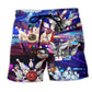 Classic Bowling Beach Shorts For Holiday Cruises And Comfortable Daily Wear