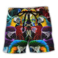 Neon Parrot Colorful Wildlife Beach Shorts For Coastal Adventures And Relaxed Summer Wear