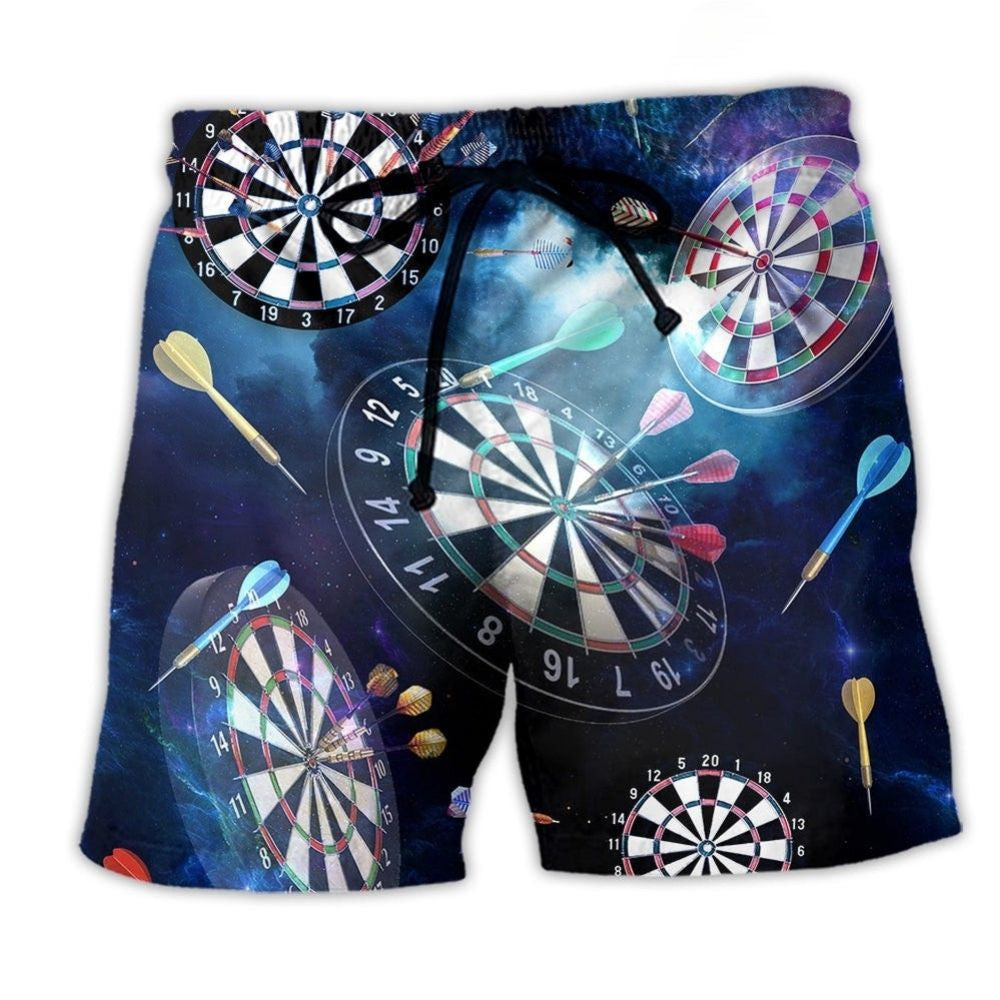 Galaxy Darts Beach Shorts For Warm Weather Outings And Flexible Everyday Wear