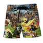 Camping Bear Beach Shorts For Relaxed Shoreline Days And Distinctive Seasonal Style
