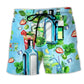 Cocktail Mojito Beach Shorts For Island Escapes And Weekend Casual Style