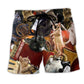 Cat Music Beach Shorts For Summer Festivals And Thoughtful Gift Giving