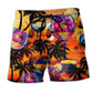 Wine Hawaii Time Colorful Beach Shorts For Poolside Relaxation And Summer Adventures