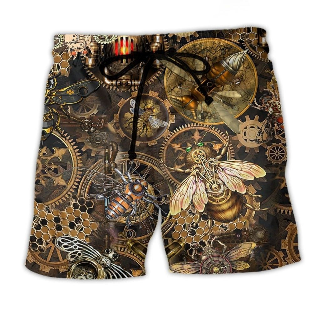 Bee Kind Beach Shorts For Island Escapes And Relaxed Casual Style