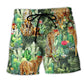 Catamount Cactus Beach Shorts For Summer Festivals And Flexible Everyday Wear