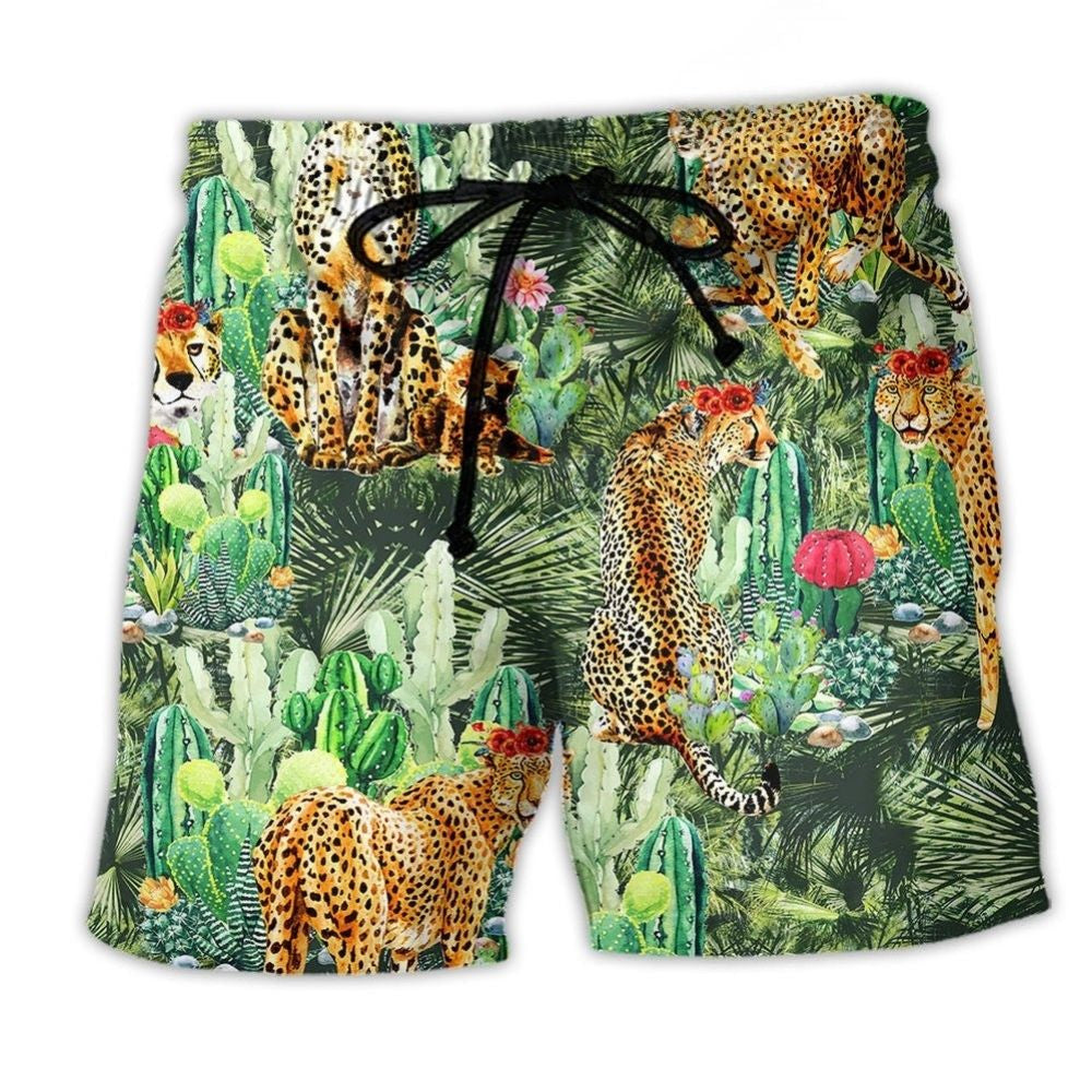 Catamount Cactus Beach Shorts For Summer Festivals And Flexible Everyday Wear