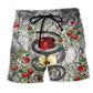 Garden Snake Symbolic Nature Beach Shorts Design View For Summer Events And Coastal Getaways