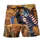America Land Of Freedom Beach Shorts For Patriotic Summer Style And Coastal Trips