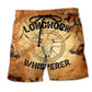 Longhorn Whisperer Western Animal Beach Shorts For Outdoor Adventures And Thoughtful Seasonal Gifts