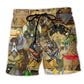 Explore Ancient Egypt History Beach Shorts Design View For Comfortable Resort And Beach Styling