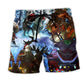 Christmas Santa Beach Shorts For Coastal Adventures And Relaxed Holiday Style