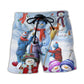 Christmas Snowman Family Joy Beach Shorts For Coastal Adventures And Relaxed Summer Wear