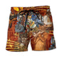Cat Jazz Music Beach Shorts For Summer Festivals And Flexible Everyday Wear